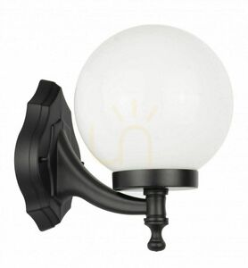 Utomhusvägglampa SU-MA KULE svart patina E27 K 3012/1/K 200 small 0