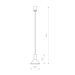 HERMANOS Taklampa A 8105 Nowodvorski small 1