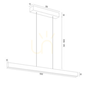 Hänglampa ARGON Balance krämvit LED 3000K 4725 lm 8302 small 4