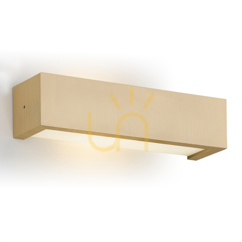Kontrollera Vägglampa ARGON Caserta 2-ljus opal matt guld 7169
