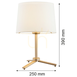 Bordslampa ARGON CAVALINO kräm/guld 8318 small 2