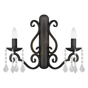Vägglampa ARGON Diadema svart 2xE14 SKU 7184 small 0