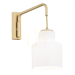 Vägglampa ARGON Diuna opal guld E27 8371 small 0