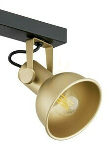 Plafond ARGON Lenora 4-ljus guld/svart E14 1801 small 3