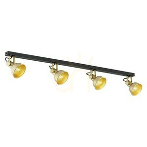 Plafond ARGON Lenora 4-ljus guld/svart E14 1801 small 0