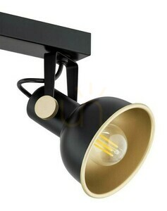 Plafond ARGON Lenora svart/guld 2xE14 SKU 7142 small 2