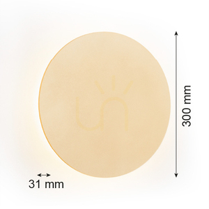 Vägglampa ARGON Oregon Plus guld LED 3000K 1x6W 300 mm SKU 8352 small 7