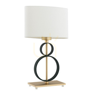 Bordslampa ARGON PERSEO kräm/svart/guld E27 8373 small 1