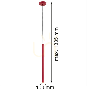 Pendellampa ARGON RIO röd LED 3000K 719 lm SKU 8331 small 4