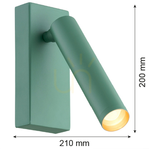 Vägglampa ARGON RIO grön LED 4W SKU 8332 small 12