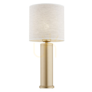 Bordslampa ARGON RIVA linne guld E27 8315 small 0