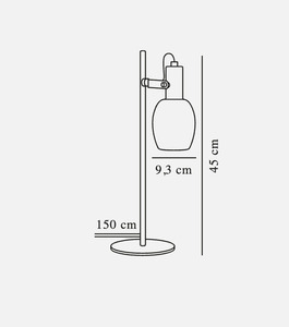 Arild bordslampa svart Nordlux small 2