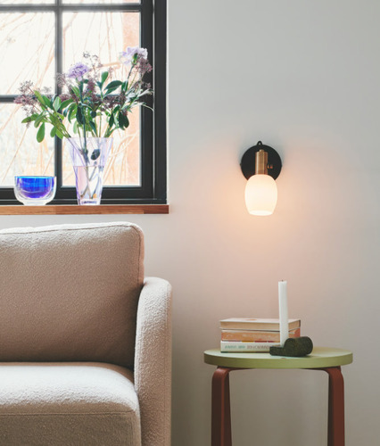 Kontrollera Vägglampa Arild svart Nordlux
