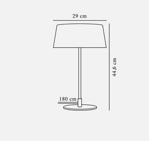 Clasi bordslampa svart Nordlux small 3