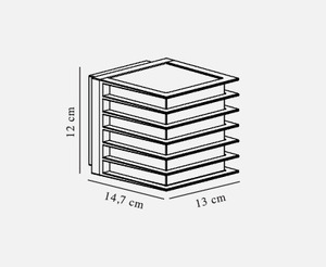 Fluktus 13 utomhus vägglampa IP44 svart Nordlux small 2