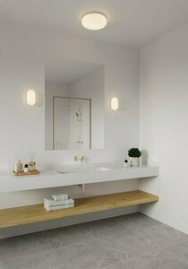 Foam vägglampa för badrum IP44 vit Nordlux 1 Foam vägglampa för badrum IP44 vit Nordlux small 1