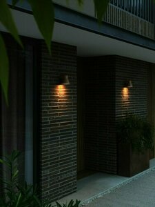 Kyklop Cone utomhus vägglampa IP54 Rost Nordlux 1 Kyklop Cone utomhus vägglampa IP54 Rost Nordlux small 1