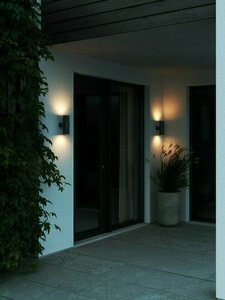 Kyklop Ripple utomhus vägglampa IP54 svart Nordlux small 1