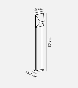 Pontio Garden Light stående trädgårdslampa 84cm galvaniserad Nordlux 2 Pontio Garden Light stående trädgårdslampa 84cm galvaniserad Nordlux small 2