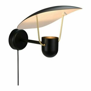 Fabiola vägglampa svart Nordlux small 0