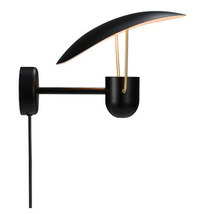 Fabiola vägglampa svart Nordlux small 2