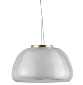 Nordlux Jelly pendellampa 39 cm – klarglas och vitt opalglas small 2