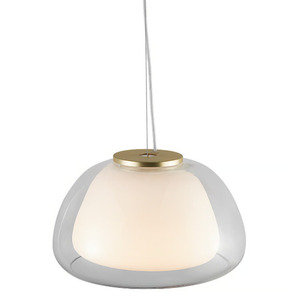 Nordlux Jelly pendellampa 39 cm – klarglas och vitt opalglas small 3