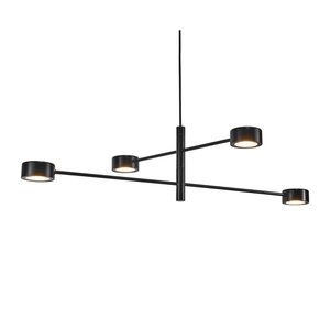 Clyde 4 pendellampa svart Nordlux small 0