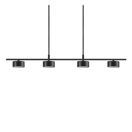 Kontrollera Clyde 4-rail svart Nordlux pendellampa