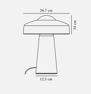 Time bordslampa Svart Nordlux small 5