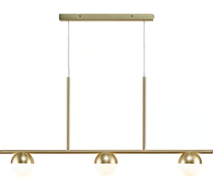 Pendellampa över bord Contina 3 Mässing Nordlux small 0