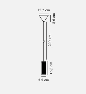 Galloway pendellampa svart Nordlux small 3