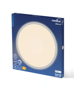 Takpanel Nordlux Oja 60 Smart LED 30 W 3500 lm 2700-6500 K Bluetooth vit Ø60 cm small 3