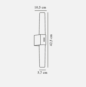Helva dubbel vägglampa Nickel Nordlux small 4