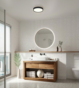 Noxy Badrum Plafond Svart Nordlux small 1