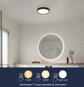 Noxy Badrum Plafond Svart Nordlux small 2