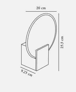 Hester vägglampa för badrum vit Nordlux small 4