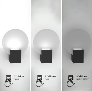 Hester vägglampa för badrum svart Nordlux 2 Hester vägglampa för badrum svart Nordlux small 2