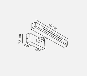 Otis 60 vägglampa Vit Nordlux small 3