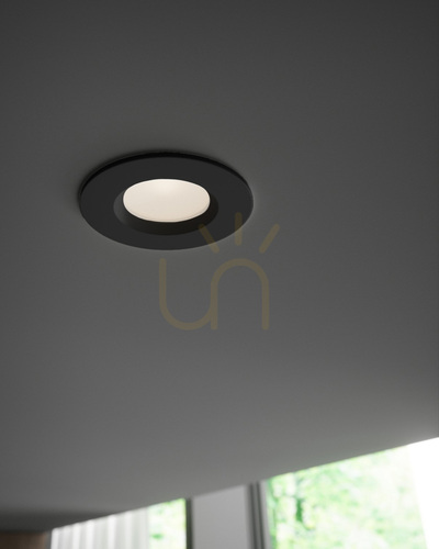 Kontrollera Nordlux Dorado Smart svart infälld LED-downlight 4,7 W IP65