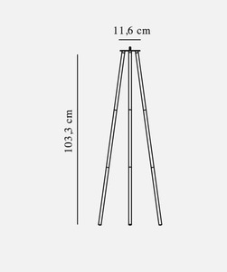 Nordlux Kettle To-Go Tripod 110 lampstativ i naturträ 2018044014 small 3