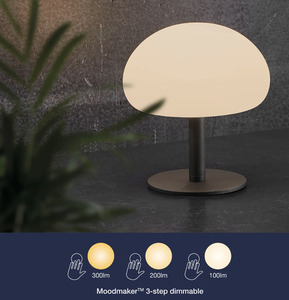 Sponge 20 bordslampa för utomhusbruk portabel svart/wh. Nordlux small 2