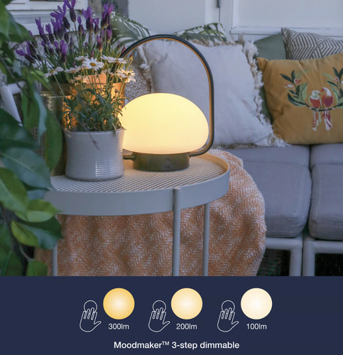 Kontrollera Utomhuslampa Nordlux Sponge To Go bärbar svart