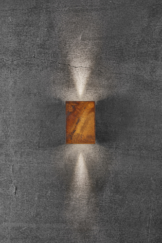 Kontrollera Fold 10 vägglampa Corten Nordlux