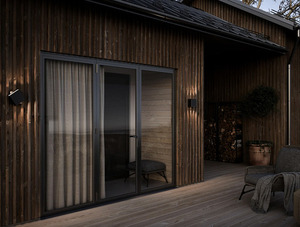 Turn vägglampa för utomhusbruk Svart Nordlux small 3