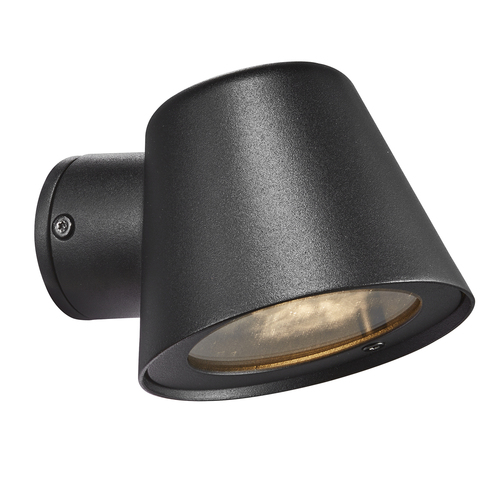 Kontrollera Nordlux Aleria svart vägglampa för utomhusbruk GU10 IP44 2019131003
