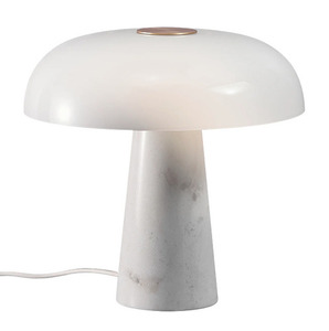 Bordslampa i blank vit marmor från Nordlux small 4