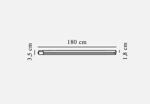 Belysningsskena Nordlux Link 1,8 m vit matt enfas 230 V IP20 1 Belysningsskena Nordlux Link 1,8 m vit matt enfas 230 V IP20 small 1