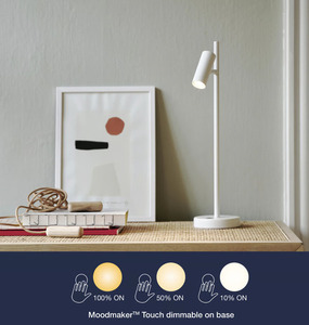 Omari bords-/skrivbordslampa vit Nordlux small 3