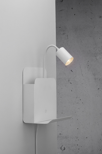 Kontrollera Roomi vägglampa Vit Nordlux